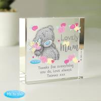 Personalised Me to You Lovely Mum Large Crystal Block Extra Image 3 Preview